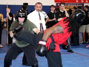 Sparring competition at US Open Martial Arts Championship organized by the WFMAF