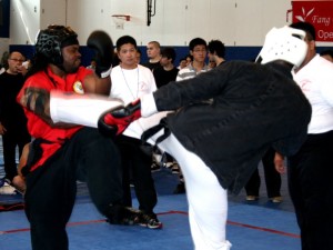Sparring competition at US Open Martial Arts Championship organized by the WFMAF