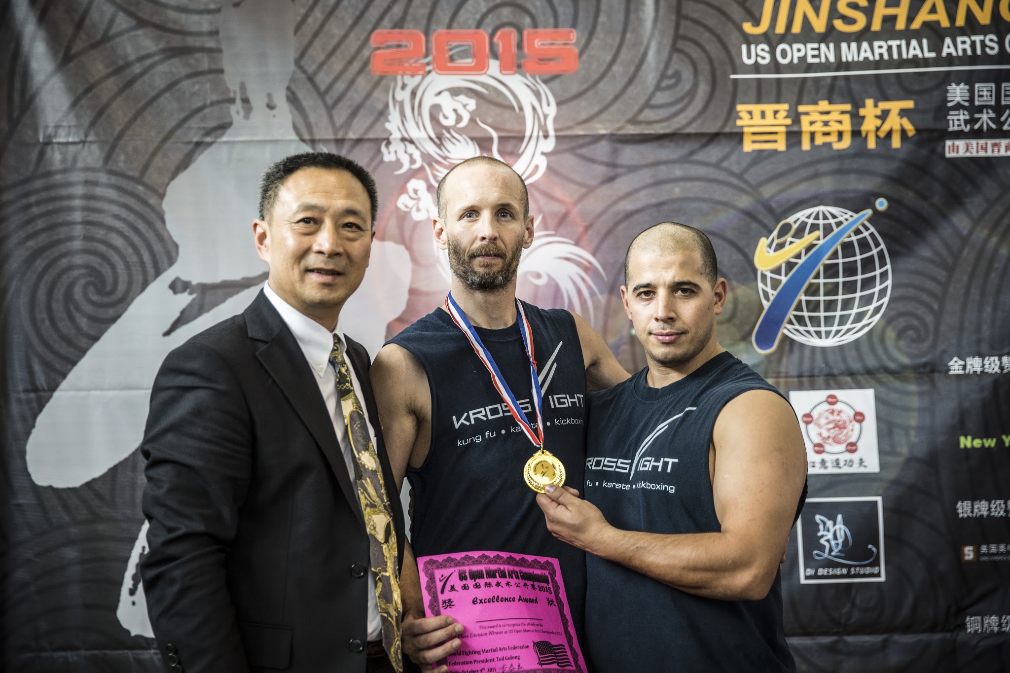 Medal award 2015 photos at the US Open Martial Arts Championship organized by the WFMAF.
