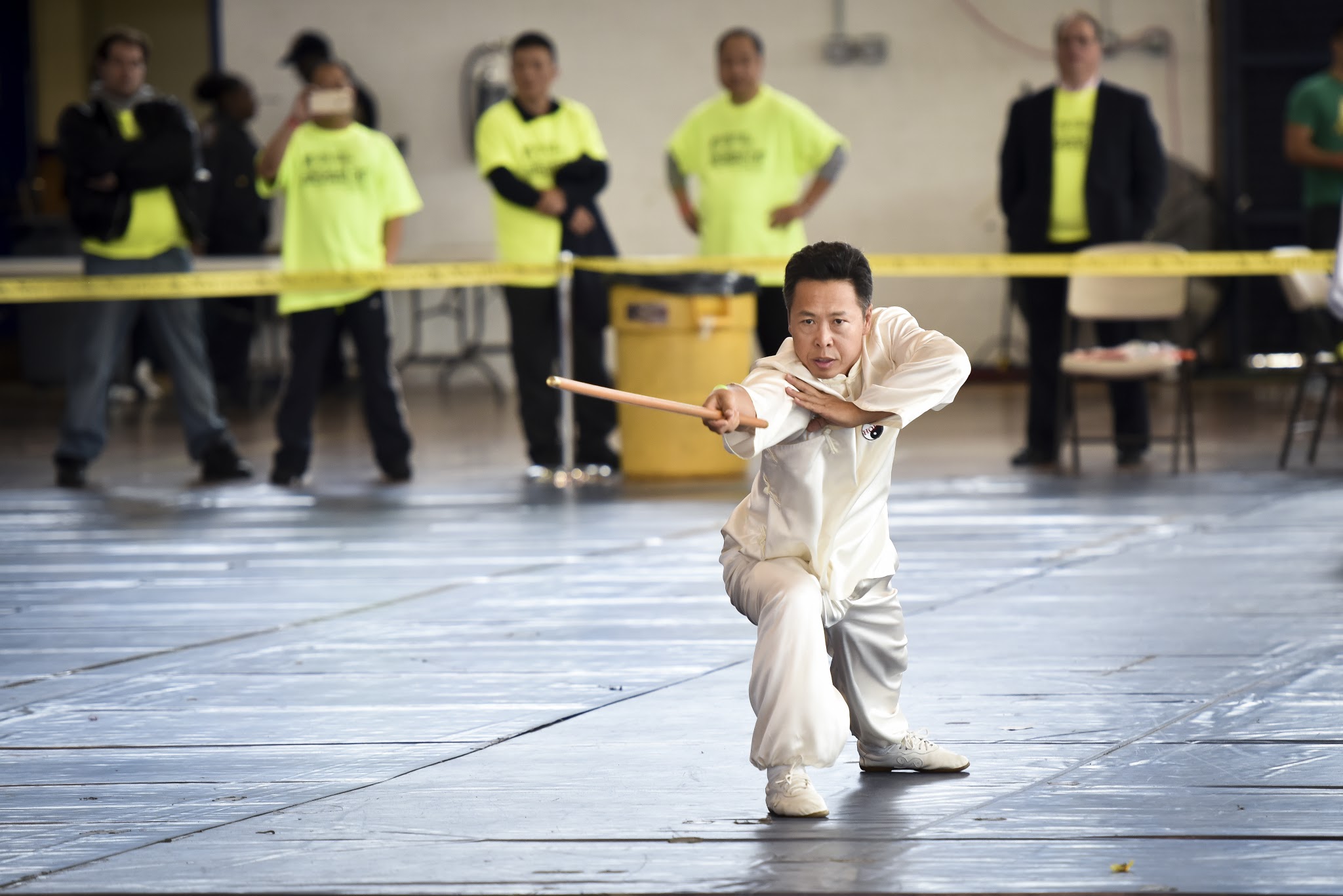 Kung Fu demonstration at the US Open Martial Arts Championship, organized by the WFMAF.