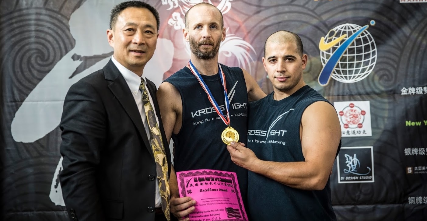 Medal award presented by the WFMAF's president at the US Open Martial Arts Championship 2015