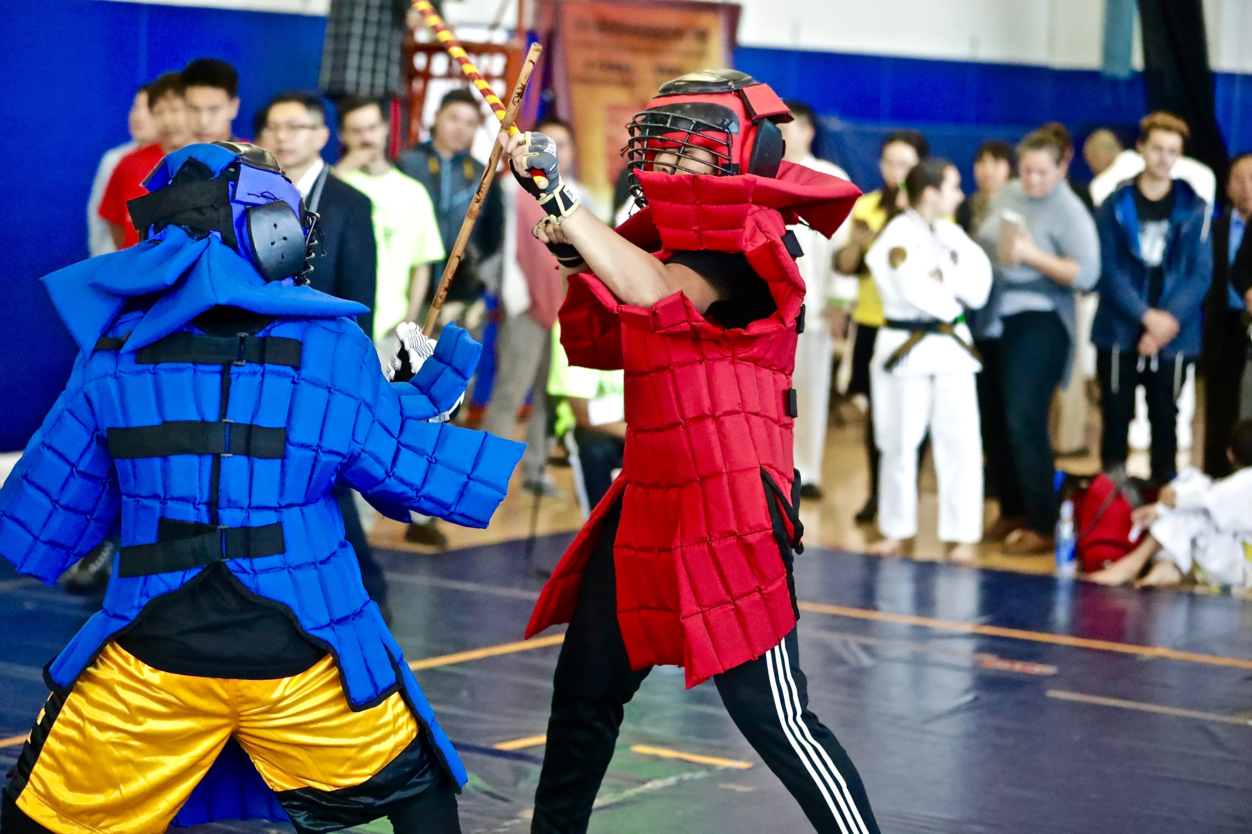 Large Group Students Practice Filipino Eskrima Arnis Stick Fight Techniques  Stock Photo by ©guruxox 356873870